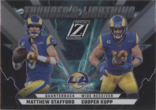 2022 Panini Zenith Cooper Kupp Matthew Stafford #TL-MC