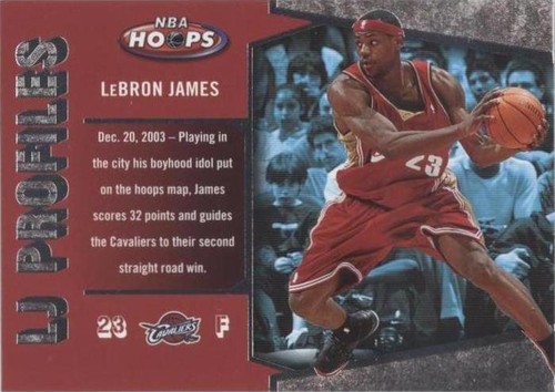 2005-06 NBA Hoops - LeBron James #LBJ-7