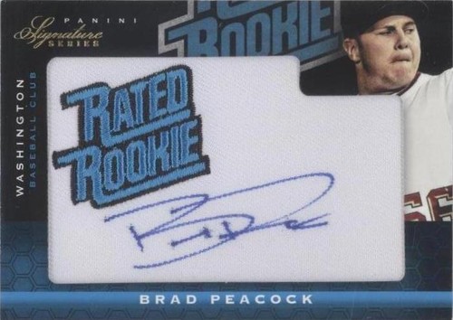 2012 Panini Signature Series - Brad Peacock #105