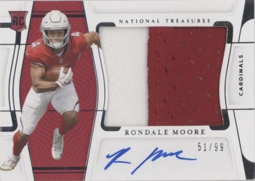 2021 Panini National Treasures Rondale Moore #RMS-RM
