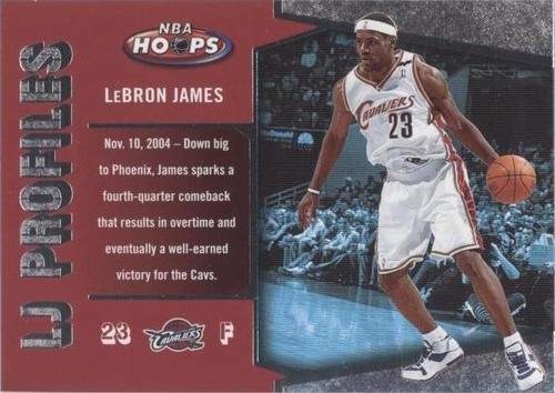 2005-06 NBA Hoops - LeBron James #LBJ-3