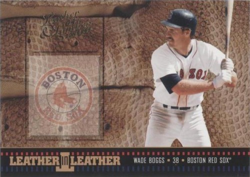 2004 Donruss Leather & Lumber - Wade Boggs #LEL-19