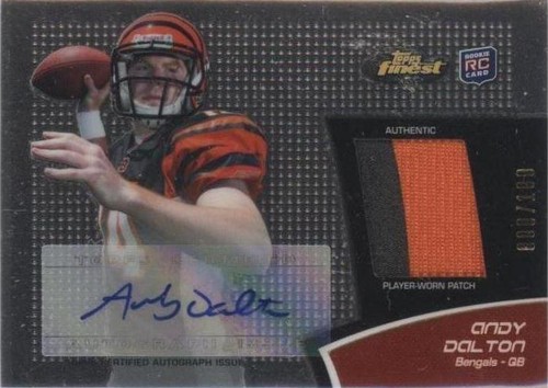 2011 Topps Finest Andy Dalton #RAP-AD