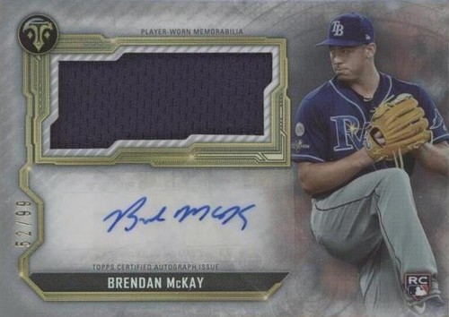 2020 Topps Triple Threads - Brendan McKay #ASJR-BM