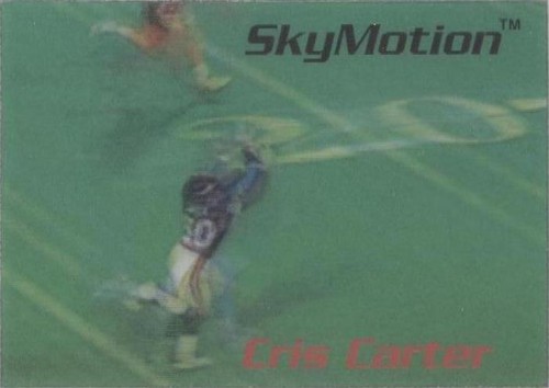 1996 Skybox SkyMotion Cris Carter #SM8