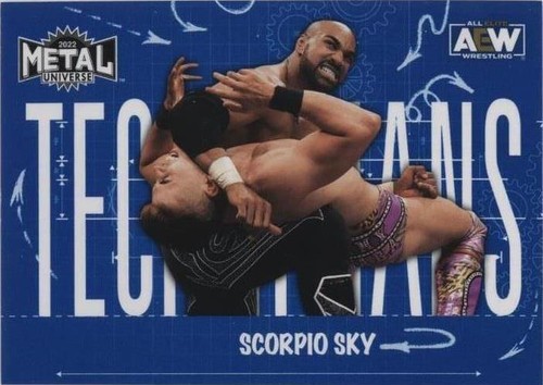 2022 Skybox Metal Universe AEW All Elite Wrestling - Scorpio Sky #TN-40