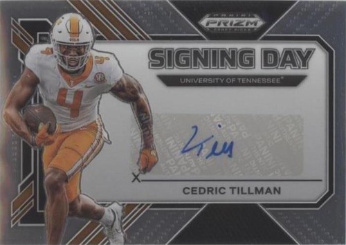 2023 Panini Prizm Draft Picks Cedric Tillman #SD-CET
