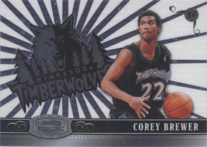2007-08 Bowman Sterling - Corey Brewer #BL4