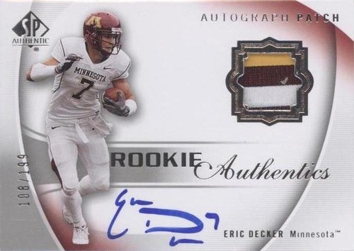 2010 SP Authentic Eric Decker #114