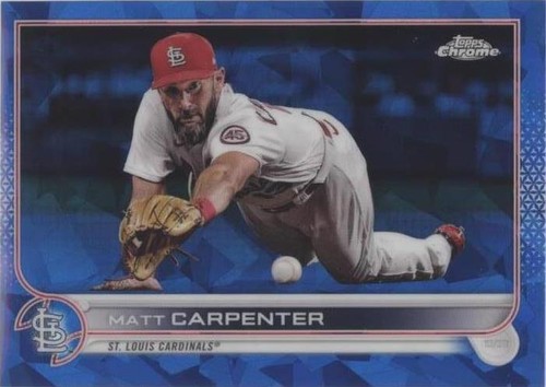 2022 Topps Chrome Sapphire Edition - Matt Carpenter #484