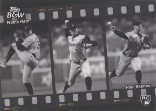 Paul Skenes 2024 Topps Black&White RC PSA10 MLB Rookie Card Japan 