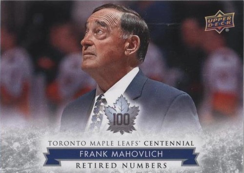 2017 Upper Deck Toronto Maple Leafs Centennial - Frank Mahovlich #132