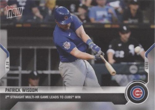 wisdomページ 2021 Topps Now Blue /49 Patrick Wisdom #726 | eBay