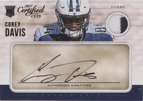 2017 Panini Certified Cuts Corey Davis #223