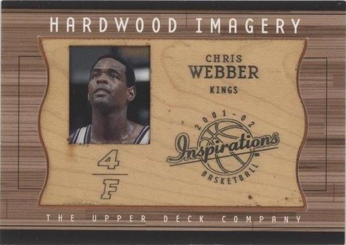 2001-02 Upper Deck Inspirations - Chris Webber #CW