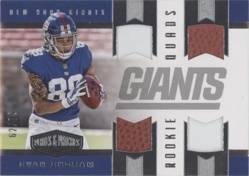 2017 Panini Plates & Patches Evan Engram #RQM-17