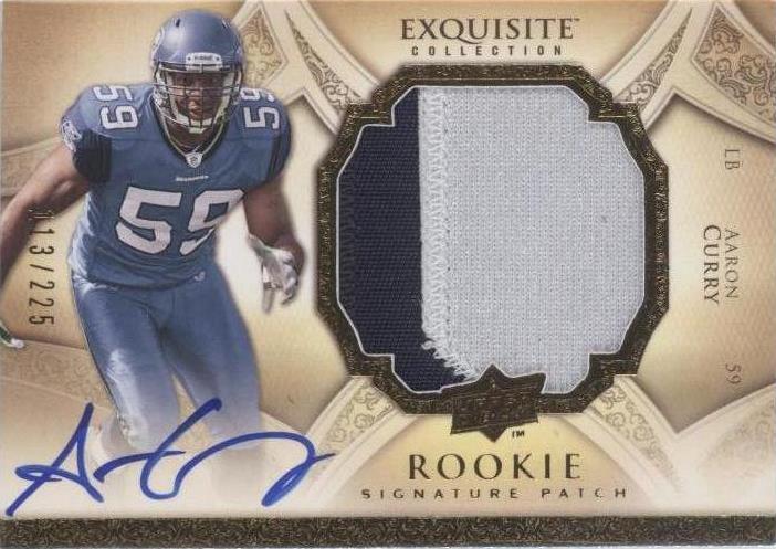 2009 Upper Deck Exquisite Collection Aaron Curry #170