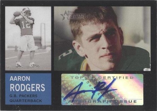 2005 Topps Heritage Aaron Rodgers #ROA-AR
