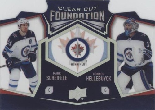 2019-20 Upper Deck - Connor Hellebuyck Mark Scheifele #CCF-2