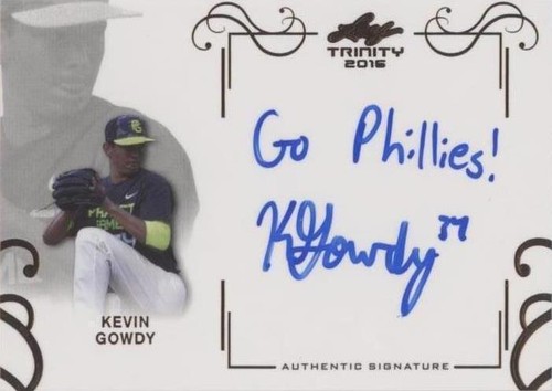 2016 Leaf Trinity - Kevin Gowdy #A-KG1