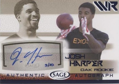 2015 Sage Autographed Josh Harper #A26