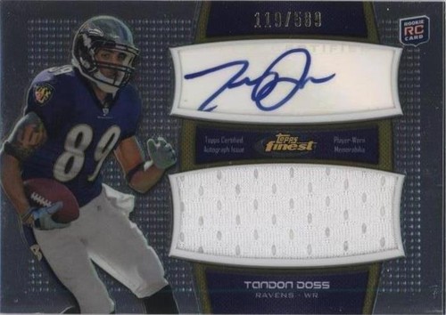 2011 Topps Finest Tandon Doss #AJR-TD