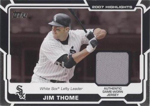 メジャーリーガー Jim Thome バット付きカード Jim Thome 2006 Topps Topps Trading Places Bat Relic #TPR-JT
