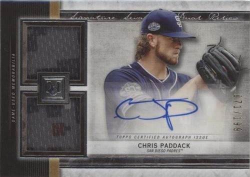 2020 Topps Museum Collection - Chris Paddack #SSDA-CP