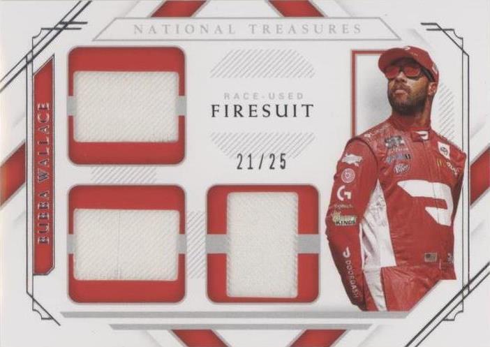 2021 Panini National Treasures - Bubba Wallace #TRU-BW