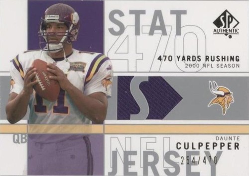 2001 SP Authentic Daunte Culpepper #SP-DC