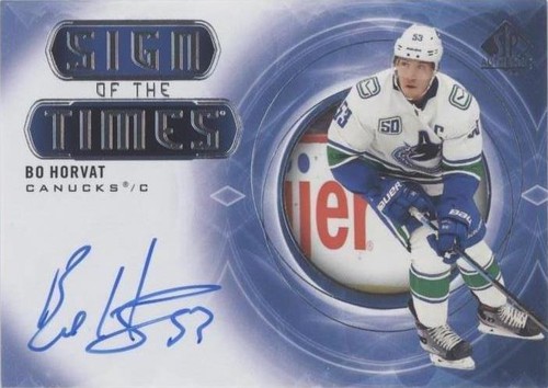 2020-21 SP Authentic - Bo Horvat #SOTT-HO