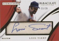 2018 Panini Immaculate Collection - Luis Tiant #PS-LT