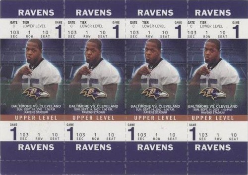 2003 Fleer Authentix Terrell Suggs #130A