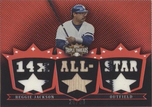 2007 Topps Triple Threads - Reggie Jackson #TTR99