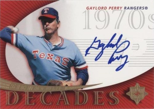 2005 Ultimate Signature Edition - Gaylord Perry #SD-GP1