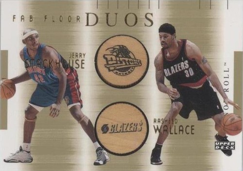 2001-02 Upper Deck Honor Roll - Jerry Stackhouse/Rasheed Wallace #JS/RW-F