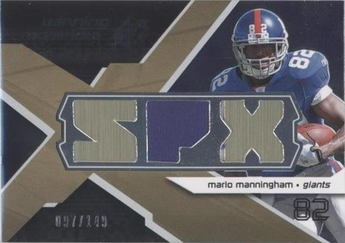 2008 SPx Mario Manningham #WM-MM