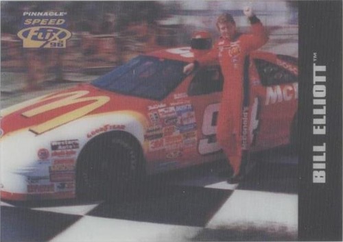 1996 Pinnacle Speed Flix - Bill Elliott #4