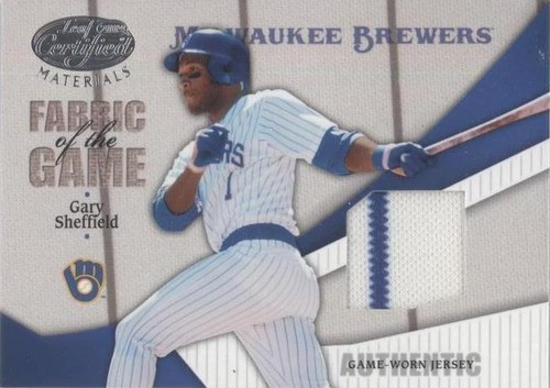 2004 Leaf Certified Materials - Gary Sheffield #FG-164