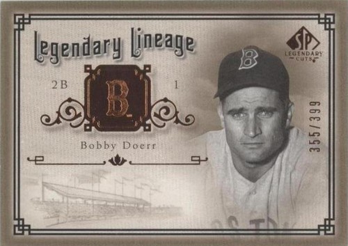 2005 SP Legendary Cuts - Bobby Doerr #LE-BD