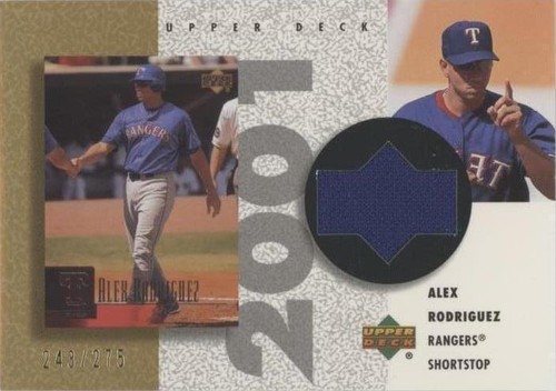 2002 Upper Deck Authentics - Alex Rodriguez #R-AR