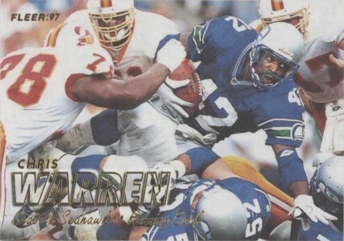 1997 Fleer Chris Warren #195
