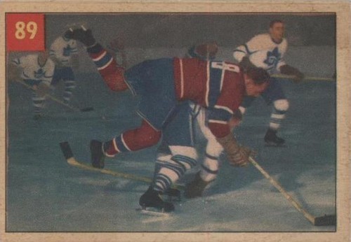 1954-55 Parkhurst - Floyd Curry #89