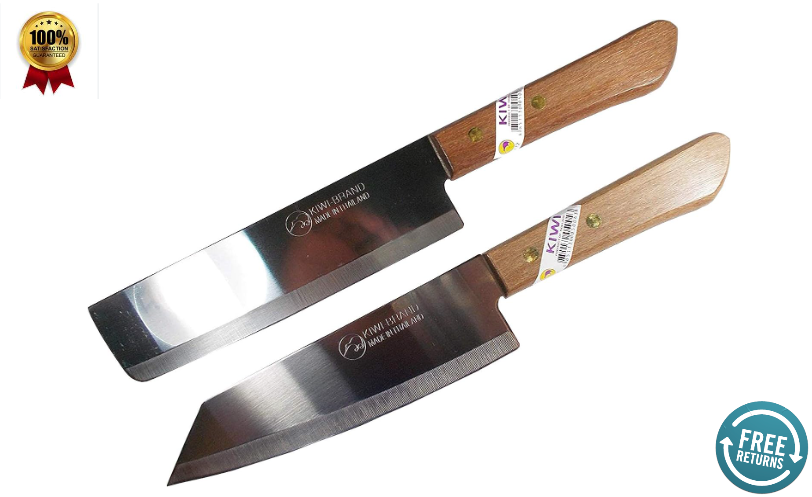 2 Kiwi Brand 172 Cutlery Steak Wood Blade