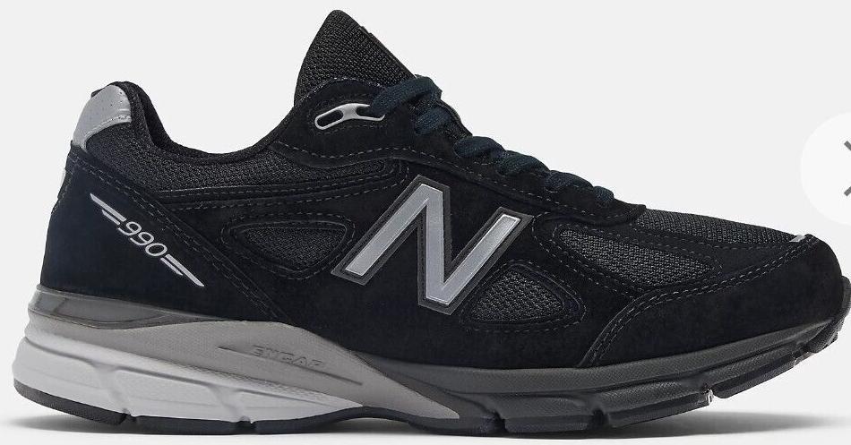 Size 6 - New Balance 990v4 Made in USA 2016 Black Silver for Size 6 - New Balance 990v4 Made in USA 2016 Black Silver for