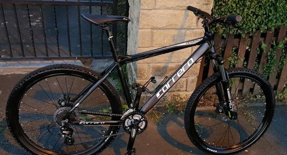 carrera vengeance mens mountain bike black large