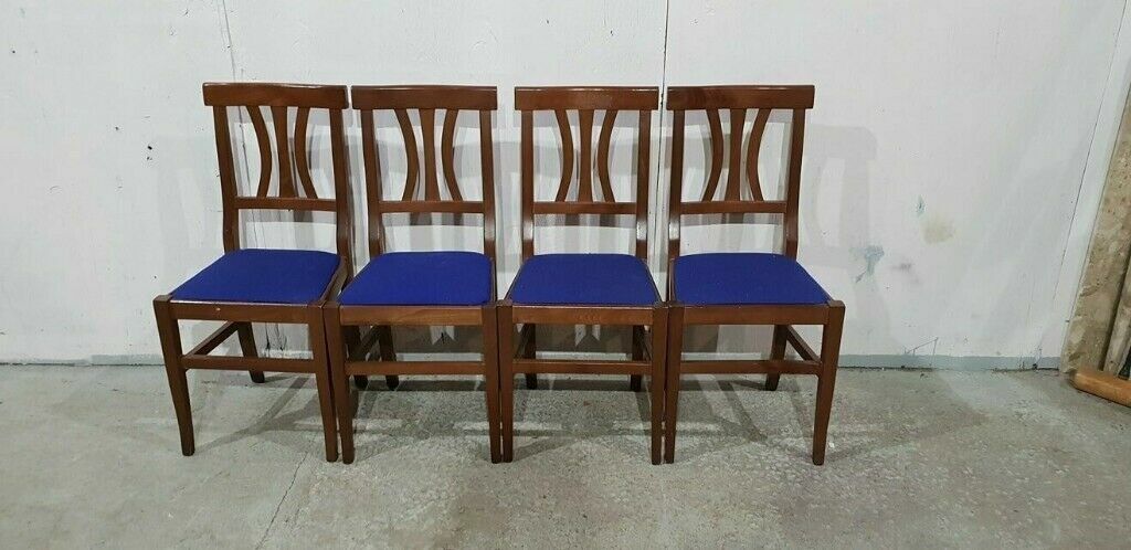 Pair of Solid Wood Dining Chairs No030424 in Edinburgh 