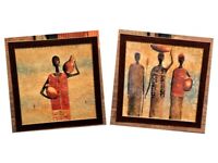 Michel Rauscher Large Framed Prints - 'To the Gathering' & 'The Gift Bearer'