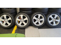 Mazda Genuine 17 alloy wheels + 4 x tyres 205 50 17