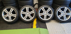Seat Genuine 18 alloy wheels + 4 x tyres 225 40 18